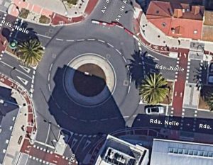 NO ES GLORIETA, no existe vía circular #Provial.org